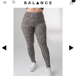 Balance Athletica - Ascend Pant Snow Leopard Midnight